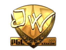 Sticker | JW (Gold) | Krakow 2017