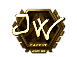 Sticker | JW (Gold) | London 2018