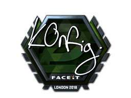 Sticker | k0nfig (Foil) | London 2018