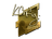 Sticker | k0nfig (Gold) | Boston 2018