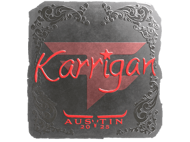 Sticker | karrigan (Foil) | Austin 2025