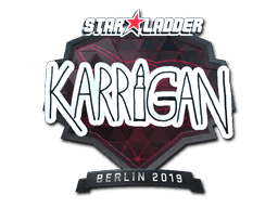 Sticker | karrigan (Foil) | Berlin 2019