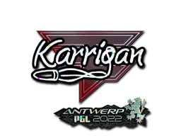 Sticker | karrigan (Glitter) | Antwerp 2022