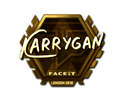 Sticker | karrigan (Gold) | London 2018