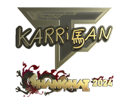 Sticker | karrigan (Gold) | Shanghai 2024