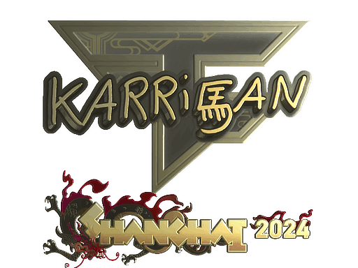 Sticker | karrigan (Gold) | Shanghai 2024