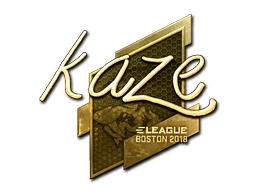 Sticker | Kaze (Gold) | Boston 2018