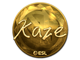 Sticker | Kaze (Gold) | Katowice 2019