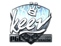 Sticker | keev (Foil) | Krakow 2017