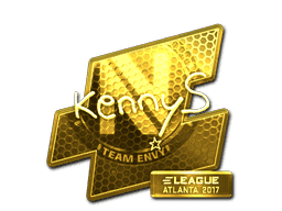 Sticker | kennyS (Gold) | Atlanta 2017