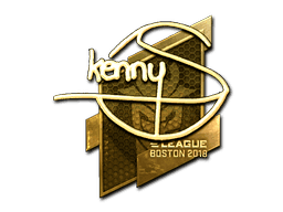 Sticker | kennyS (Gold) | Boston 2018