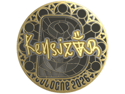 Sticker | kensizor (Gold) | Cologne 2026