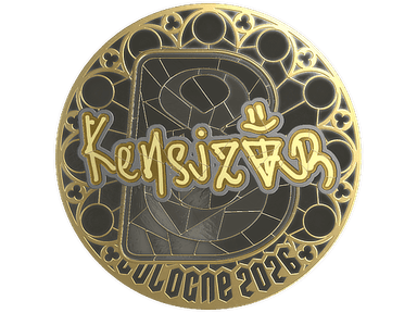 Sticker | kensizor (Gold) | Cologne 2026