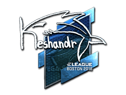 Sticker | keshandr (Foil) | Boston 2018