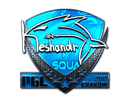 Sticker | keshandr (Foil) | Krakow 2017