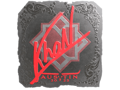 Sticker | khaN (Foil) | Austin 2025
