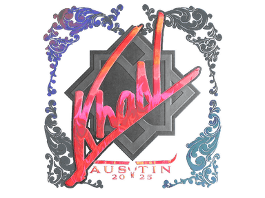 Sticker | khaN (Holo) | Austin 2025