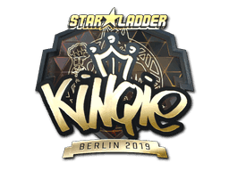 Sticker | kinqie (Gold) | Berlin 2019