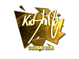 Sticker | kioShiMa (Gold) | Cologne 2016