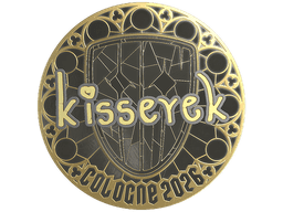 Sticker | kisserek (Gold) | Cologne 2026