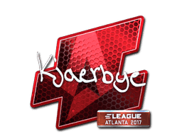 Sticker | Kjaerbye (Foil) | Atlanta 2017