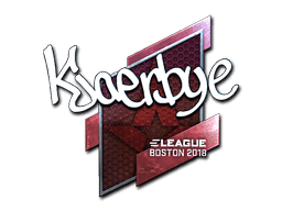 Sticker | Kjaerbye (Foil) | Boston 2018