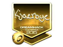 Sticker | Kjaerbye (Gold) | Cluj-Napoca 2015