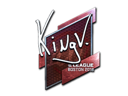 Sticker | kNgV- (Foil) | Boston 2018