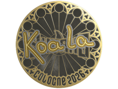 Sticker | koala (Gold) | Cologne 2026