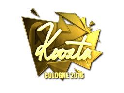 Sticker | koosta (Gold) | Cologne 2016