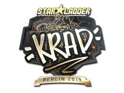 Sticker | Krad (Gold) | Berlin 2019