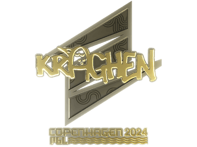Sticker | kraghen (Gold) | Copenhagen 2024