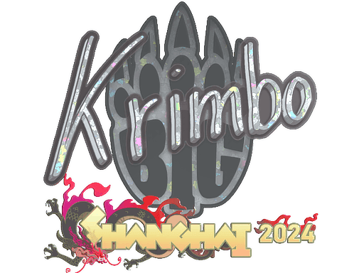 Sticker | Krimbo (Glitter) | Shanghai 2024