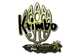 Sticker | Krimbo (Gold) | Antwerp 2022