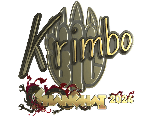 Sticker | Krimbo (Gold) | Shanghai 2024