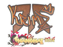 Sticker | KRIMZ (Glitter) | Shanghai 2024