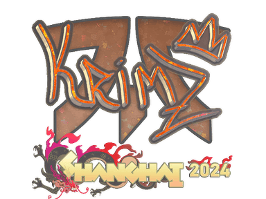 Sticker | KRIMZ (Glitter) | Shanghai 2024