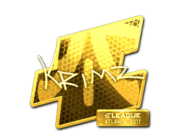 Sticker | KRIMZ (Gold) | Atlanta 2017