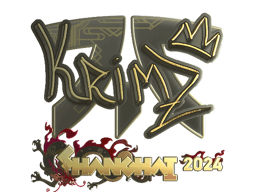 Sticker | KRIMZ (Gold) | Shanghai 2024