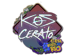 Sticker | KSCERATO (Glitter) | Rio 2022