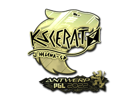 Sticker | KSCERATO (Gold) | Antwerp 2022