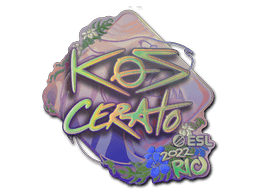 Sticker | KSCERATO (Holo) | Rio 2022