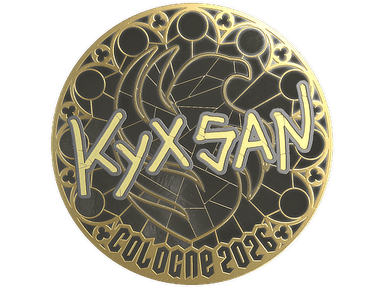 Sticker | kyxsan (Gold) | Cologne 2026