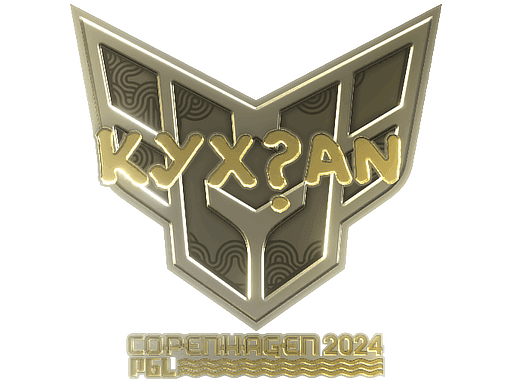 Sticker | kyxsan (Gold) | Copenhagen 2024