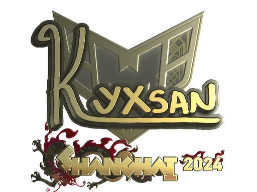 Sticker | kyxsan (Gold) | Shanghai 2024