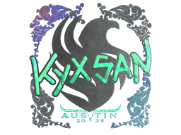 Sticker | kyxsan (Holo) | Austin 2025