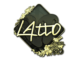 Sticker | latto (Gold) | Rio 2022