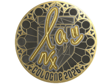 Sticker | lauNX (Gold) | Cologne 2026