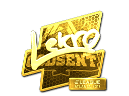 Sticker | Lekr0 (Gold) | Atlanta 2017