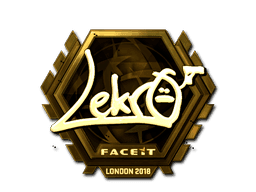 Sticker | Lekr0 (Gold) | London 2018